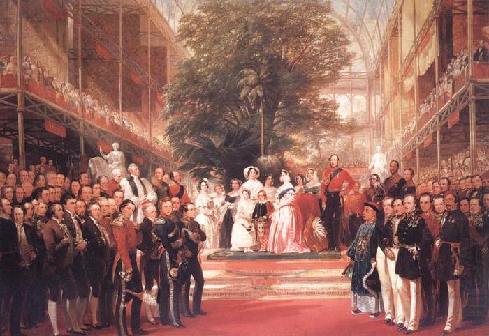 Henry Courtnay Selous The Opening Ceremony of the Great Exhibition,I May 1851 china oil painting image